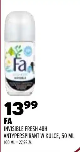 Drogerie Natura FA INVISIBLE FRESH 48H oferta
