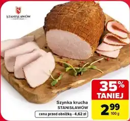 Carrefour Szynka krucha STANISŁAWÓW oferta