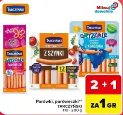 Carrefour Parówki, paróweczki TARCZYŃSKI oferta