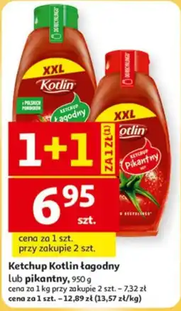 Auchan Ketchup Kotlin łagodny oferta