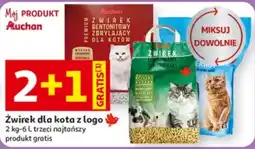 Auchan Żwirek dla kota oferta