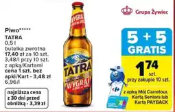 Carrefour Piwo TATRA oferta