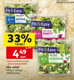 Auchan Fit&Easy Mix sałat oferta