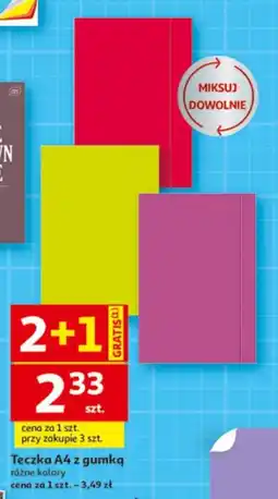 Auchan Teczka A4 z gumką oferta