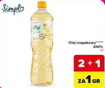 Carrefour Olej rzepakowy SIMPL oferta