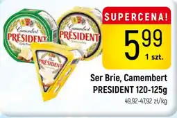 Delikatesy Piotruś Pan Ser Brie, Camembert PRESIDENT oferta