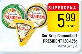 Delikatesy Piotruś Pan Ser Brie, Camembert PRESIDENT oferta
