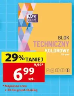 Auchan Blok Techniczny Kolorowy Oxford oferta
