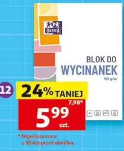 Auchan Blok do Wycinanek Oxford oferta