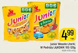 Delikatesy Piotruś Pan Junior Wesole Literki, W Podróży LAJKONIK oferta