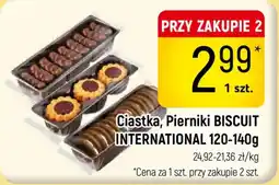 Delikatesy Piotruś Pan Ciastka, Pierniki BISCUIT INTERNATIONAL oferta