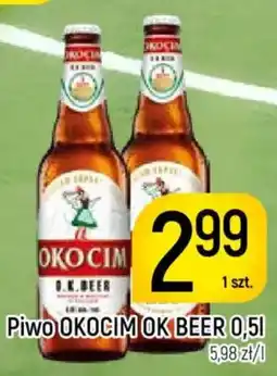 Delikatesy Piotruś Pan Piwo OKOCIM OK BEER oferta