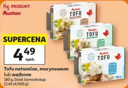 Auchan Tofu naturalne, marynowane lub wędzone oferta