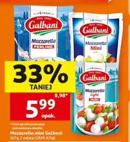 Auchan Mozzarella mini Galbani oferta