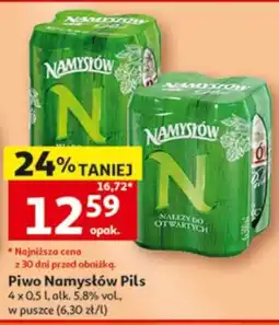 Auchan Piwo Namysłów Pils oferta