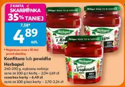 Auchan Konfitura lub powidła Herbapol oferta