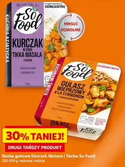 Auchan Dania gotowe stoczek natura i tacka so food oferta
