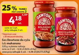 Auchan Sos Dawtona do ryżu lub makaronu oferta