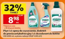 Auchan Płyn lub spray do czyszczenia, dodatek do prania antybakteryjny lub dezodorant do butów oferta