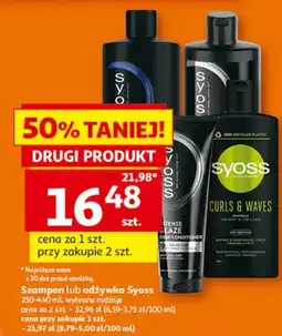 Auchan Szampon lub odżywka Syoss oferta