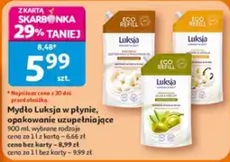 Auchan Mydło Luksja w płynie oferta