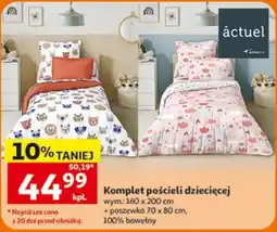 Auchan Komplet pościeli dziecięcej oferta
