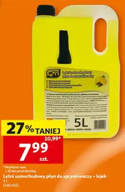 Auchan Letni samochodowy płyn do spryskiwaczy oferta