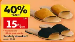 Auchan Sandały damskie oferta