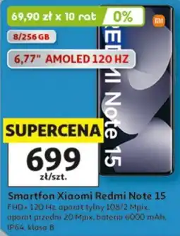 Auchan Smartfon Xiaomi Redmi Note 15 oferta