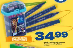 Twój Market Markery artystyczne trójkątne dwustronne Astra oferta