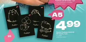 Zeszyt Pushheen Gold A5