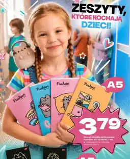 Twój Market Zeszyt okładka laminowana Pusheen oferta