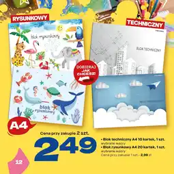 Twój Market Blok techniczny a4 / blok rysunkowy a4 oferta