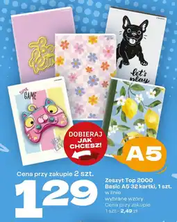 Twój Market Zeszyt Top 2000 Basic A5 oferta