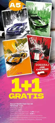 Twój Market Zeszyt Herlitz Fast Car A5 oferta