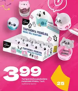 Twój Market Temperówka podwójna zwierzątka Kidea oferta