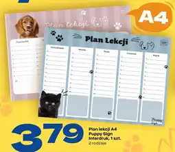Twój Market Plan lekcji A4 Puppy Sign oferta