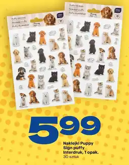 Twój Market Naklejki Puppy Sign puffy oferta
