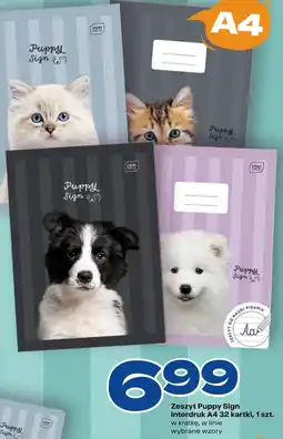 Twój Market Zeszyt Puppy Sign oferta