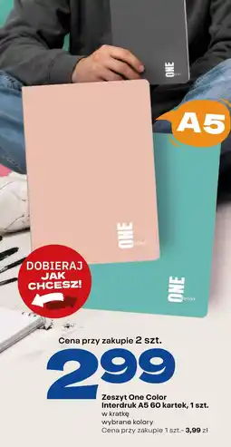 Twój Market Zeszyt One Color oferta