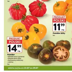Intermarche Pomidor bawole serce czerwony / bawole serce żółty / karbowany malinowy / ciemny luz oferta