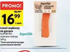 Intermarche SuperFish Łosoś wędzony na gorąco oferta