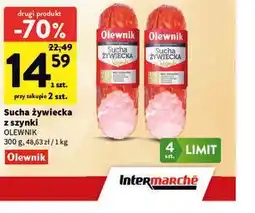 Intermarche Sucha żywiecka z szynki Olewnik oferta