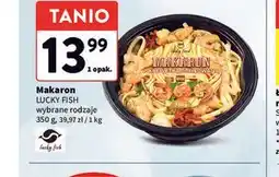 Intermarche Lucky Fish Makaron wybrane rodzaje oferta