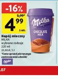 Intermarche Napój mleczny Milka Chocolate Milk oferta