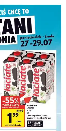 Intermarche Mleko UHT ŁACIATE 3,2% oferta