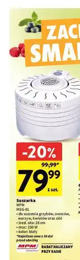 Intermarche Suszarka MPM MSG-01 oferta