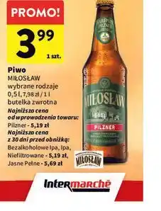 Intermarche Piwo Miłosław wybrane rodzaje oferta