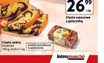 Intermarche Ciasto zebra OSKROBA oferta