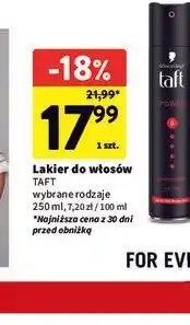 Intermarche Schwarzkopf Taft Lakier do włosów oferta